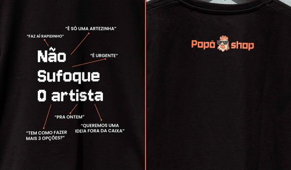 Não sufoque o artista | Camiseta - Image 3